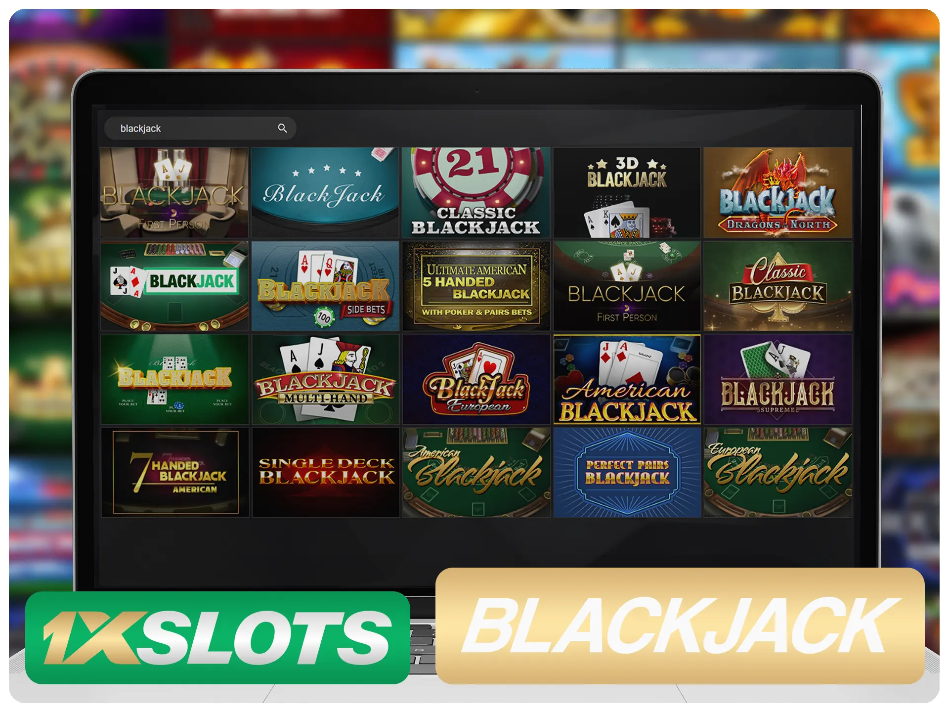 Gana grandes cantidades de dinero jugando al blackjack de 1xSlots.