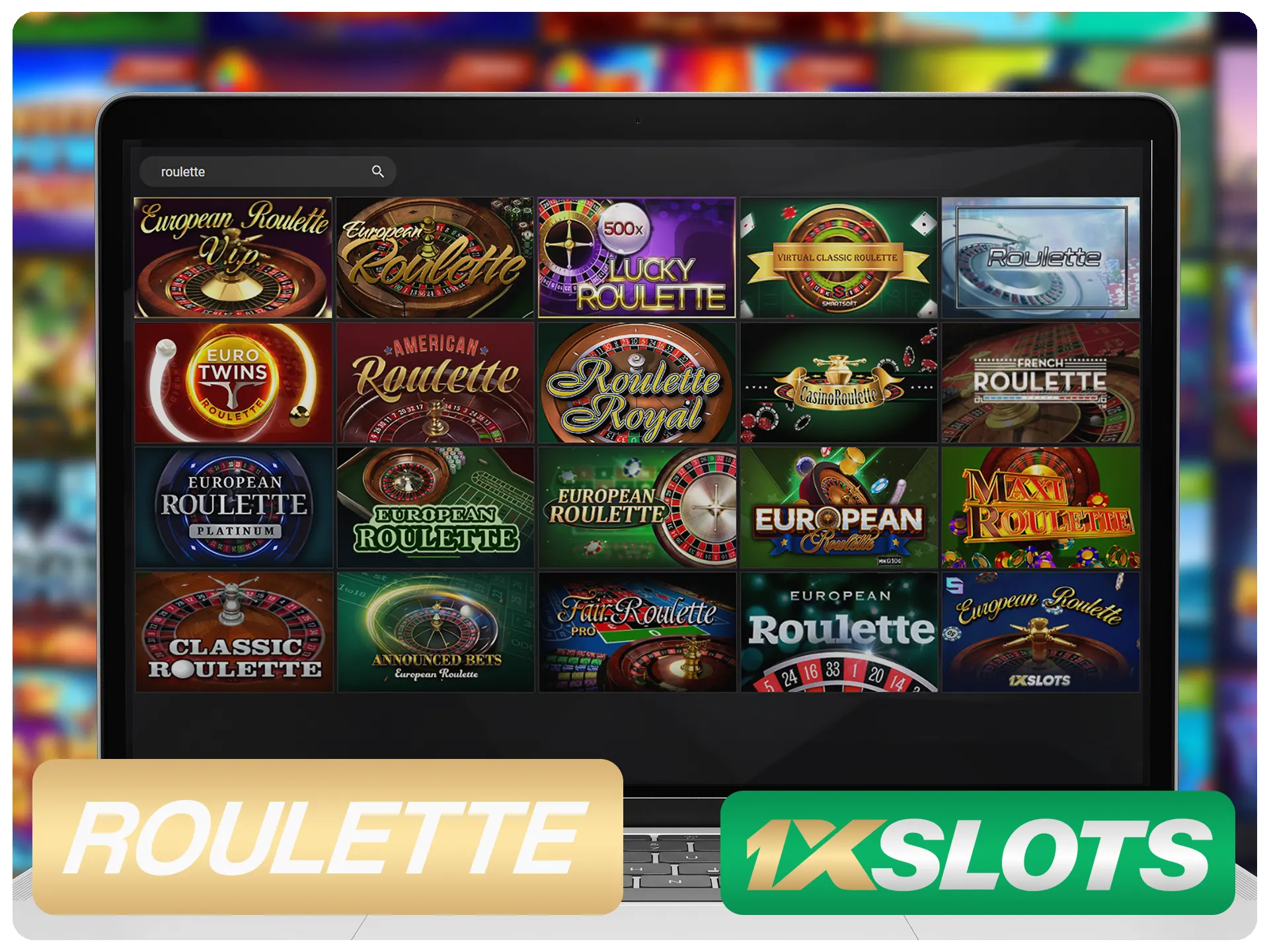 Gira la ruleta 1xSlots y gana dinero.